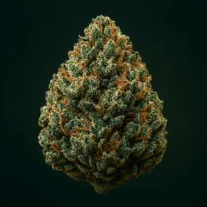 AI : a premium cannabis flower bud, macro product detail,…